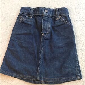 Vintage Calvin Klein girl’s blue denim skirt in size 4